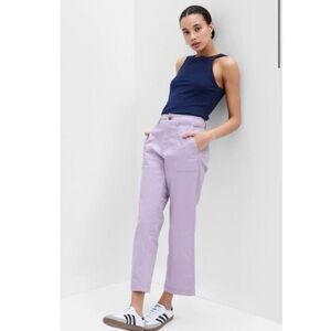 Gap High Rise Girlfriend Utility Khakis with Washwell Size 0